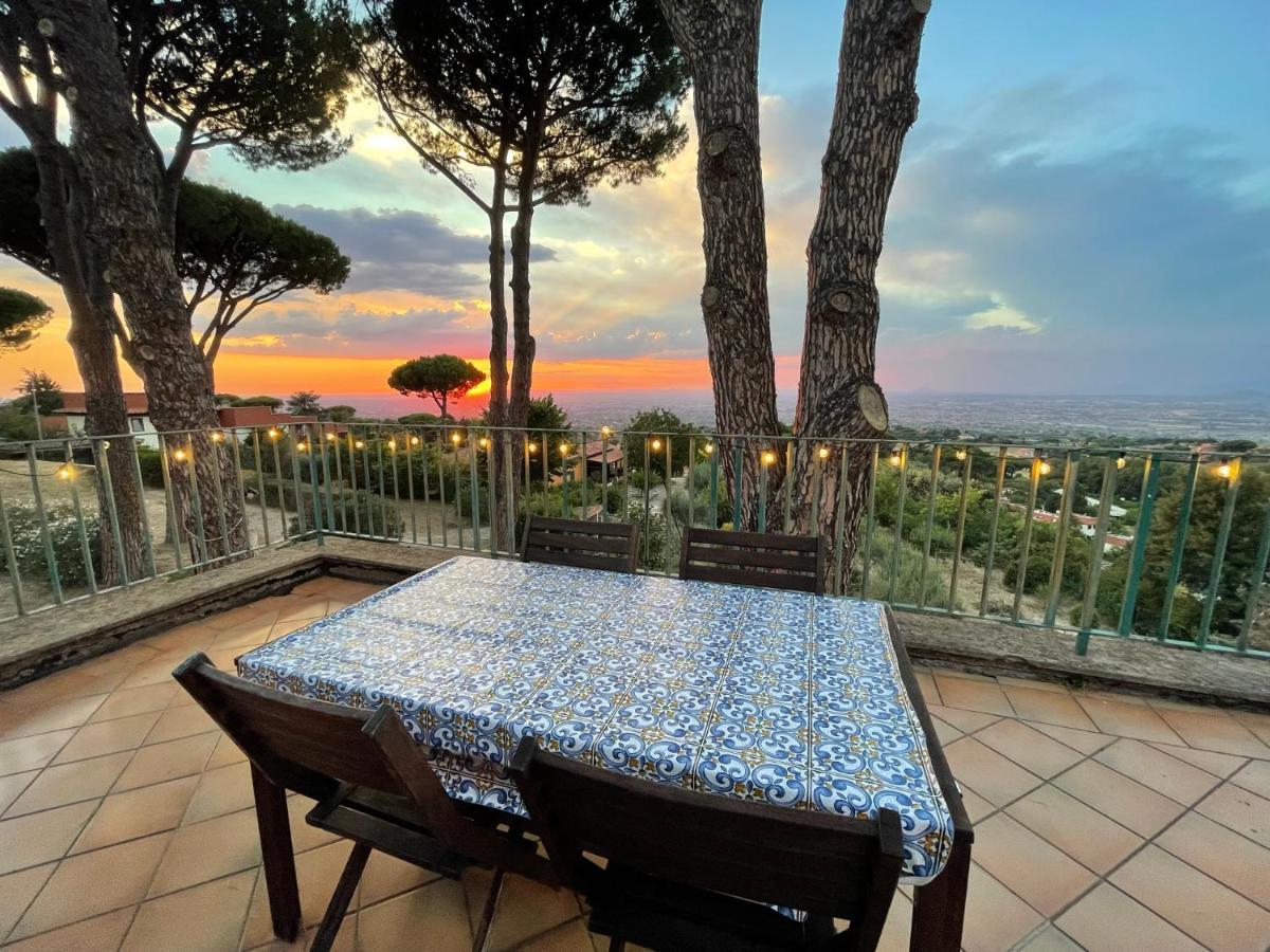 Appartamento Castelli Romani - Con Vista Su Roma Monte Porzio Catone Extérieur photo
